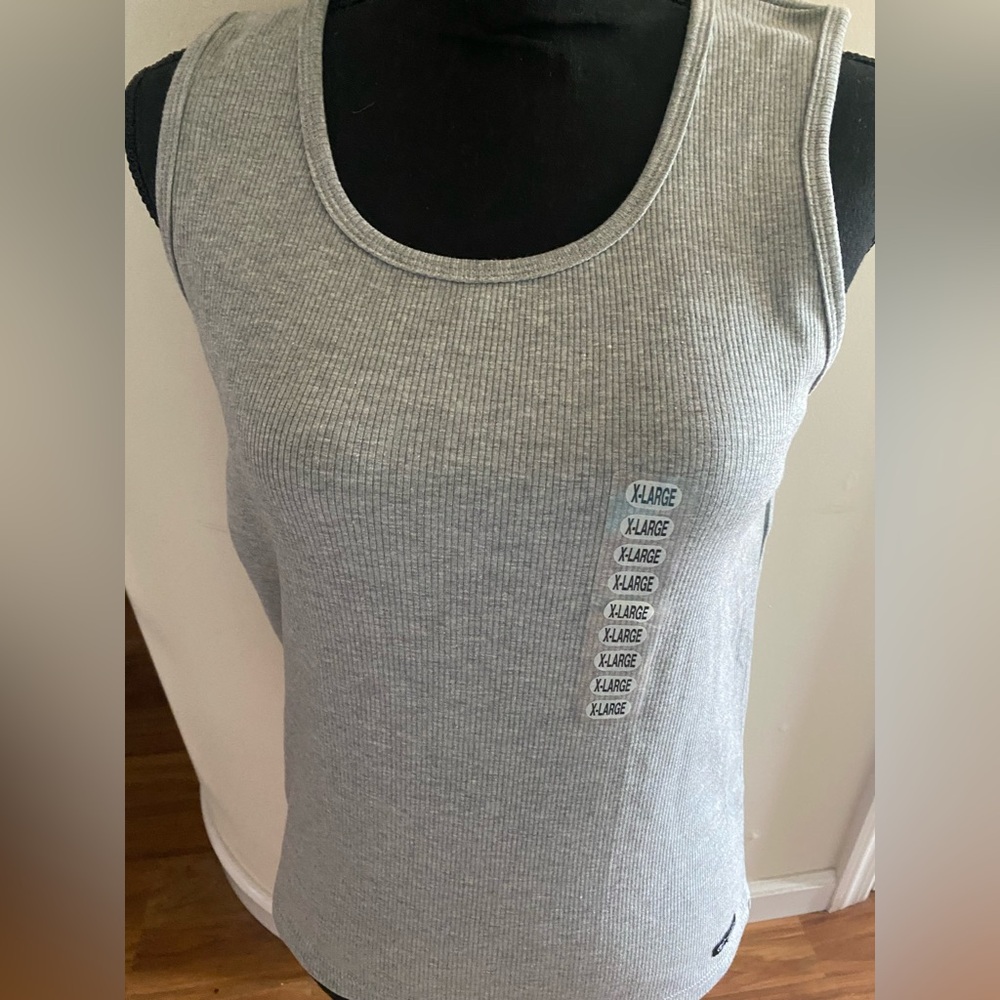 Champion NWT Size XL Gray Ribbed Tank Top